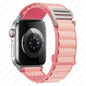 Alp kayış için Apple saat bandı 45mm 49mm Iwatch serisi 9 8 7 Se Ultra 2 aksesuarları kordonlu saat 44mm 41mm 40mm Correa bilezik200000049:350853#pink light pink;200000051:100016946#42 - 44 - 45 - 49mm