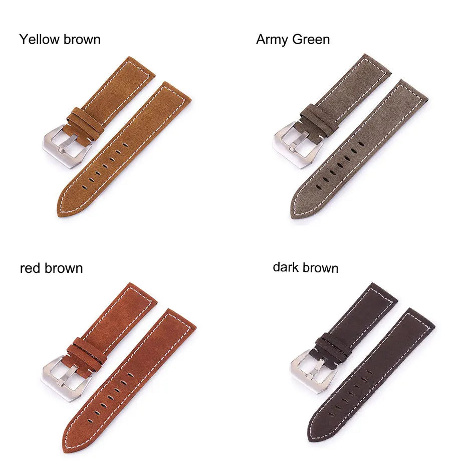 watch strap 18mm 20mm 22mm 24mm frosted calf high-end watch