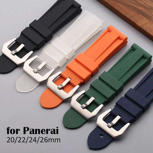 for Panerai Strap Silicone Bracelet for Omega Mens Women Sport