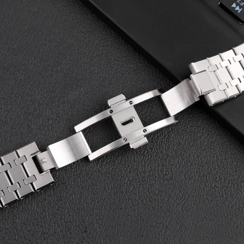 Watch Band For Audemars Piguet AP ROYAL OAK 15400/26331/15500 Solid Stainless Steel Men Bracelet Accessories wristband 26mm