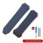 24x17mm 26x19mm Silicone Special Convex Interface Watchband For Hublot Yubo Classic Fusion Big Bang Sweet - Proof Watch Strap