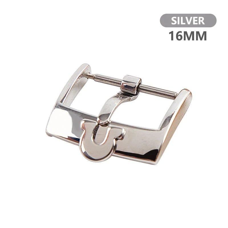 Band 12mm 14mm 16mm 18mm 20mm For Omega Seamaster Strap Watch Men Pin Insurance Buckle Stainless Steel Clasp Watch Accessories