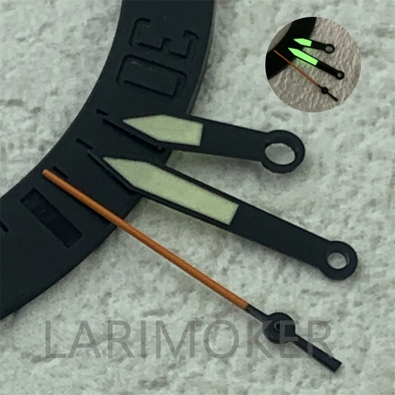 C3 glow-in-the-dark watch hands fit the pilot dial with NH35 NH36 movement watch modification accessories