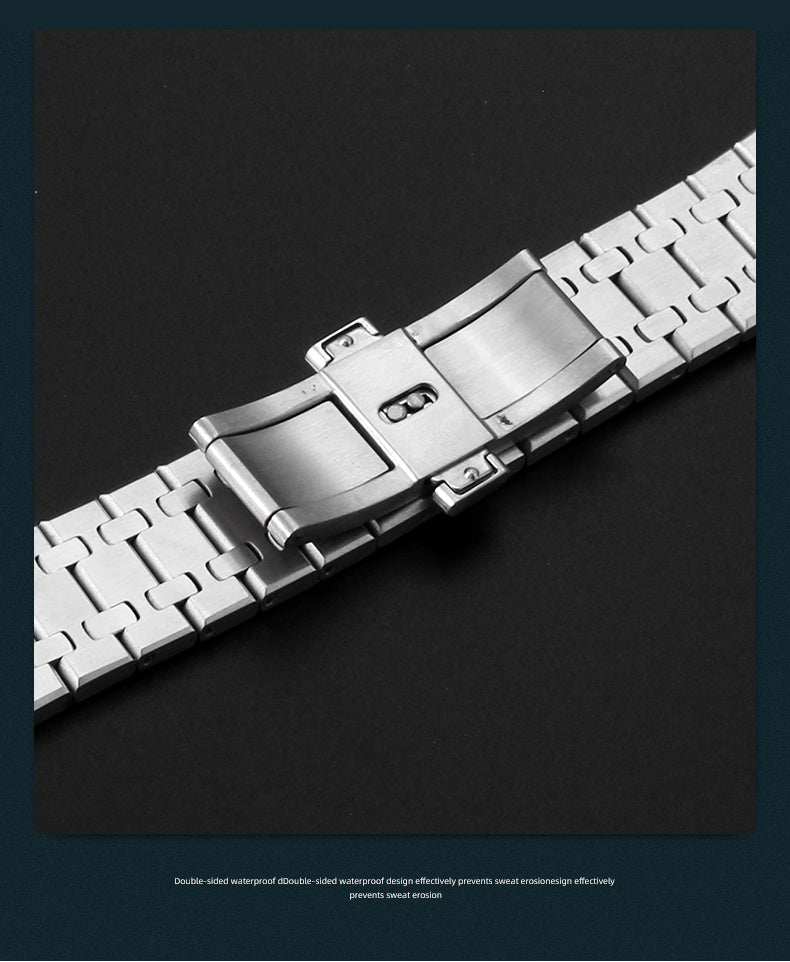 Precision Steel Solid Watch Strap