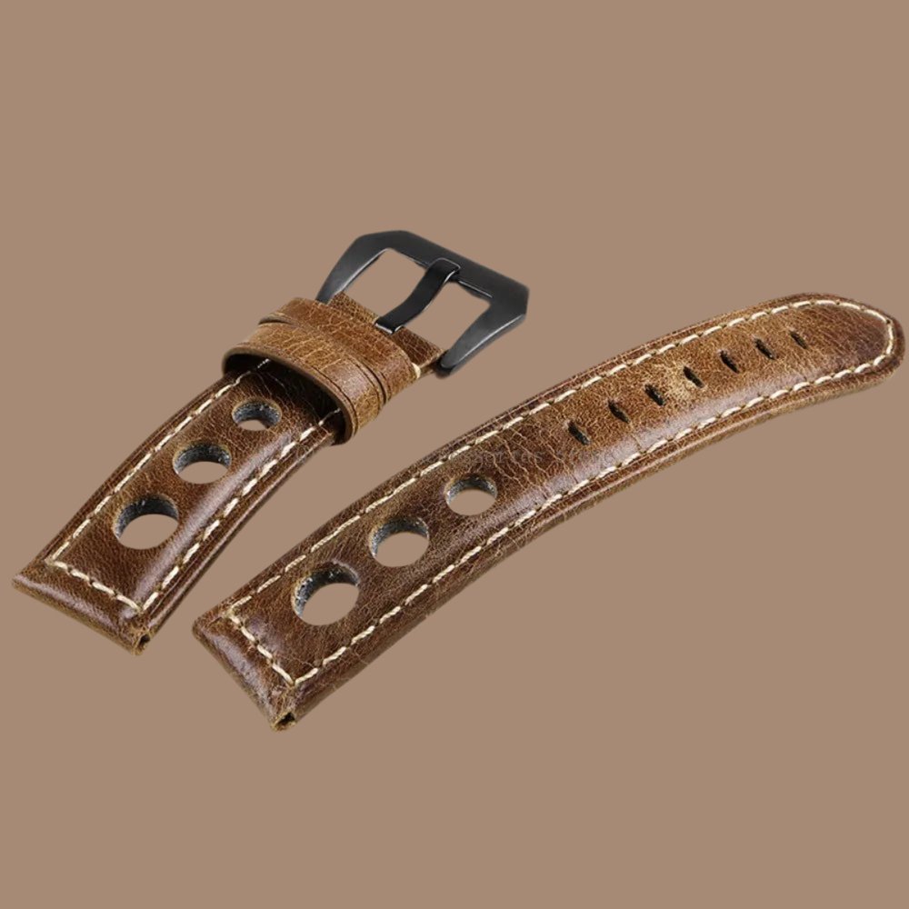 Vintage Cowhide Leather Watch Strap Men Women Universal Watch Band200000049:100013775#Red;200000051:100016950