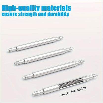 10 Pcs High - Quality 316L Stainless Steel Watch Spring Bars - Diameter 1.8mm - Suitable for Traditional and Smart Watches - Requires AssemblyFH223932