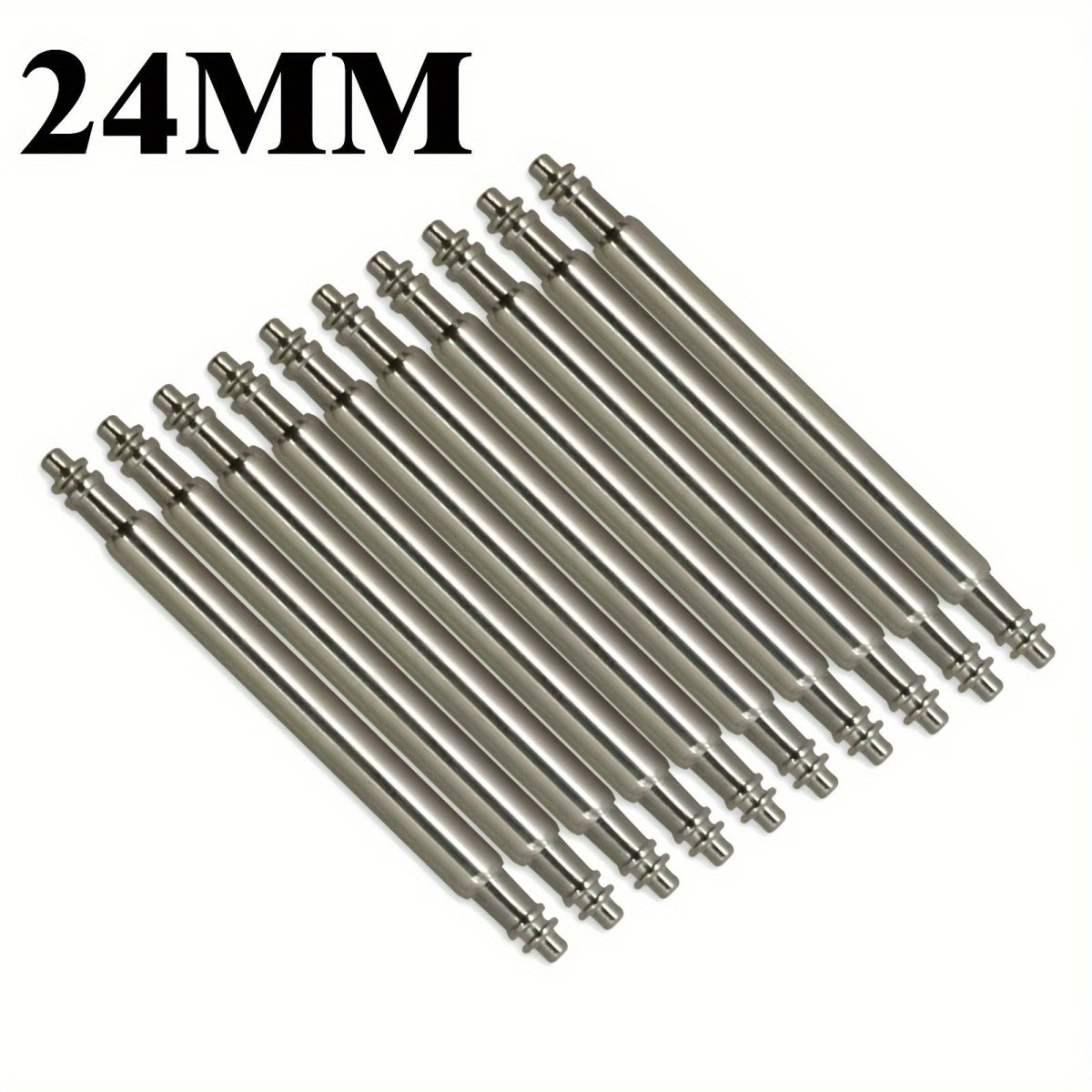 10 Pcs High - Quality 316L Stainless Steel Watch Spring Bars - Diameter 1.8mm - Suitable for Traditional and Smart Watches - Requires AssemblyFH223932