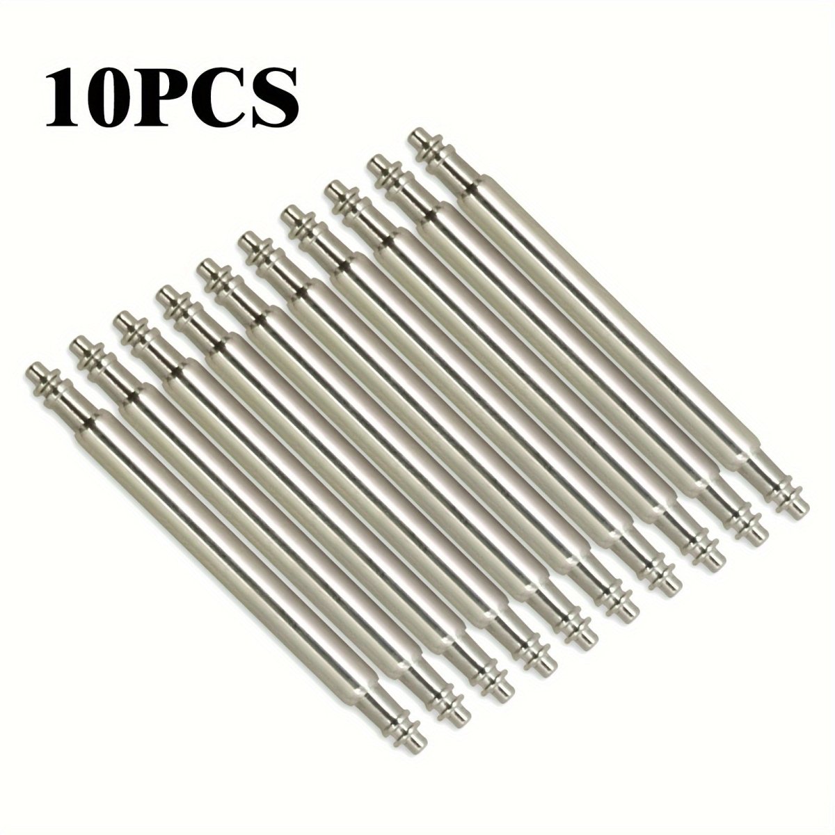 10 Pcs High - Quality 316L Stainless Steel Watch Spring Bars - Diameter 1.8mm - Suitable for Traditional and Smart Watches - Requires AssemblyFH223932