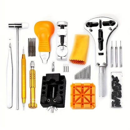 Premium 149pcs Watch Repair Kit with Carrying Bag & Manual - High - Quality, Multi - Function Tools for Watches, Jewelry & ShoesLB295786