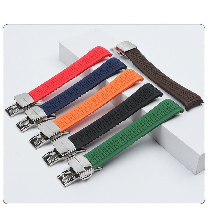 Rubber Watch Strap Baida ''silicone Strap 21mm Folding Buckle