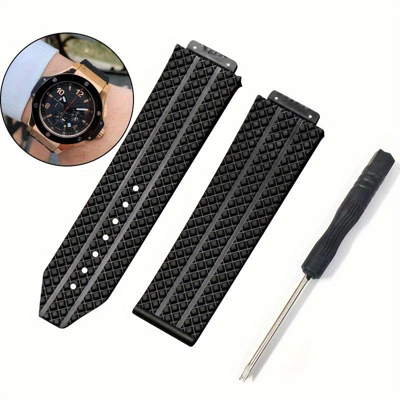 Silicone Watch Band Straps Wristband Replacement For HublotRK211900