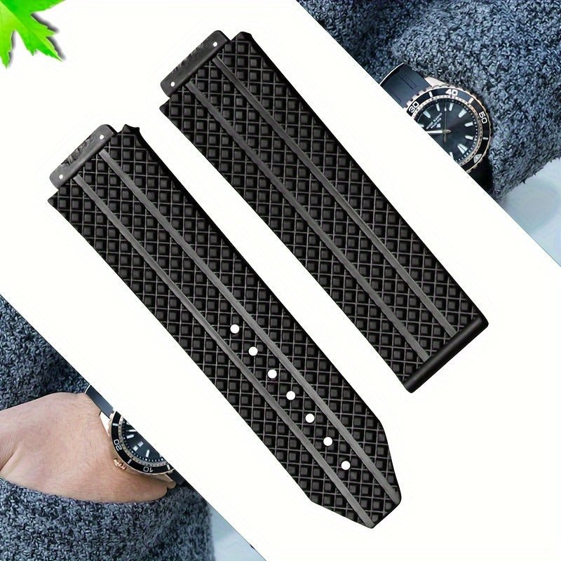 Silicone Watch Band Straps Wristband Replacement For HublotRK211900