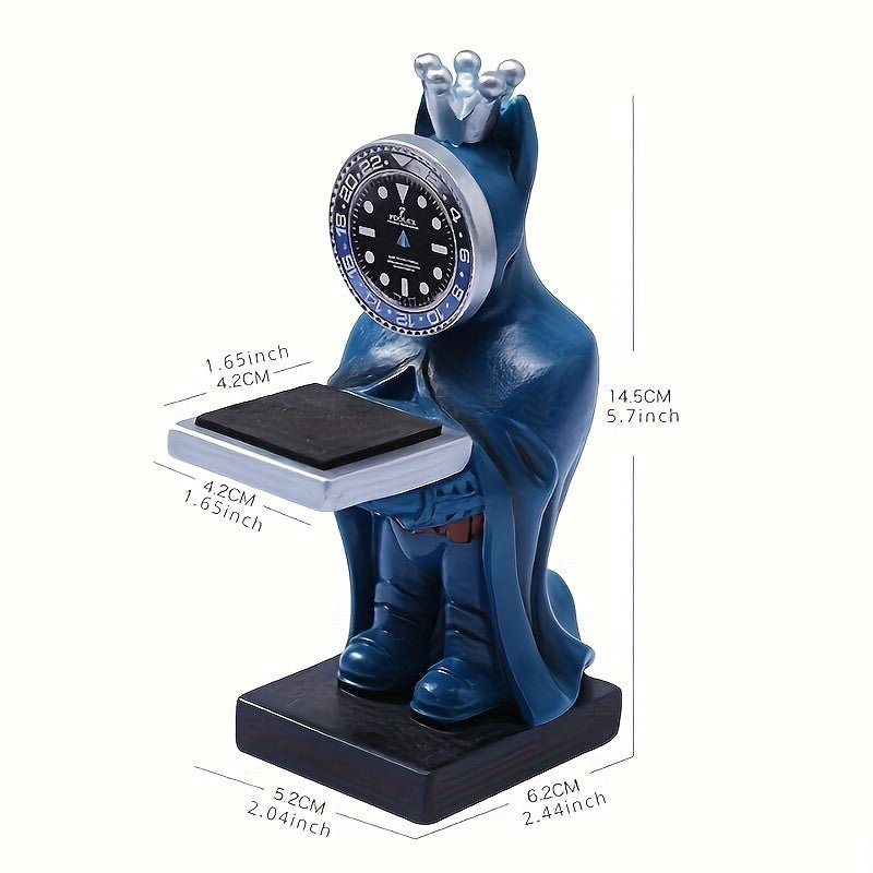 Creative Diver Watch Stand - Unique Green Water Design, Jewelry Display & Storage RackCR284502