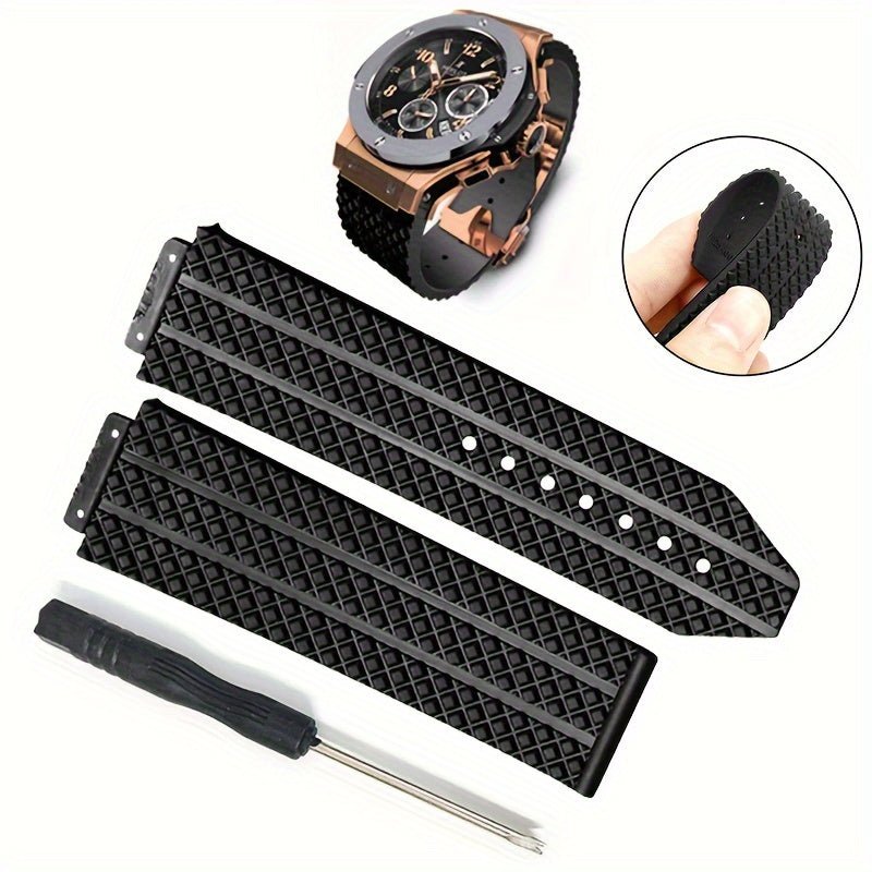 Silicone Watch Band Straps Wristband Replacement For HublotRK211900