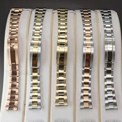 20mm Watch Strap 316L Stainless Steel Bracelet Brushed And Polishing Watchband Parts Glide Lock Clasp For Nh35 Men's Watch Case200000049:201102690#Silver;200007763:201336100;5:3114#20mm