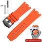 AP Audemars ve Piguet için 15703 kraliyet meşe Offshore5:361385#30x24mm;200000049:2792782423#Orange - Black - K14