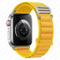 Alp kayış için Apple saat bandı 45mm 49mm Iwatch serisi 9 8 7 Se Ultra 2 aksesuarları kordonlu saat 44mm 41mm 40mm Correa bilezik200000049:10#yellow;200000051:100016946#42 - 44 - 45 - 49mm