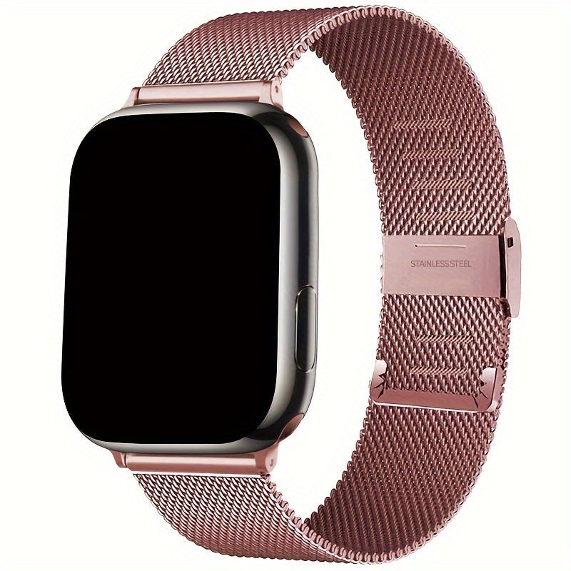 IWatch Için Milanese Loop Kayış 38mm / 40mm / 41mm / 42mm / 44mm / 45mm / 49mm Iwatch Ultra / Serisi 9/8/7/6/5/4/3/2 / SE Için Metal Paslanmaz Çelik Bilezik.