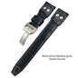 High Quality Real Leather Rivets Watchband Fit for IWC SPITFIRE Big Pilot's Watch TOP GUN IW5009 Cowhide Strap