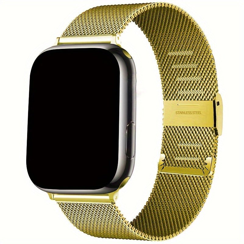 IWatch Için Milanese Loop Kayış 38mm / 40mm / 41mm / 42mm / 44mm / 45mm / 49mm Iwatch Ultra / Serisi 9/8/7/6/5/4/3/2 / SE Için Metal Paslanmaz Çelik Bilezik.