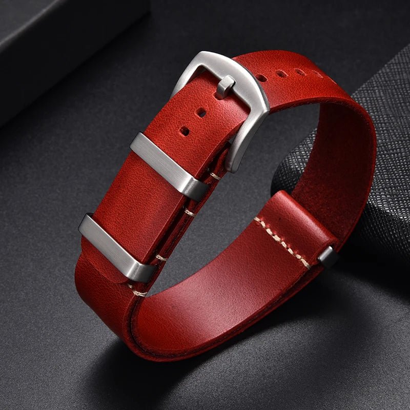 Watch Strap Genuine Leather Watchband Vintage Strap Cowhide Wristbands Replacement Watch Belts