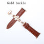 Watch strap leather