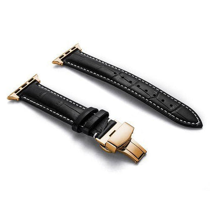 Watch strap leather