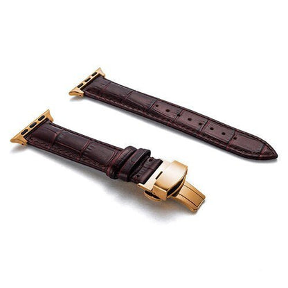 Watch strap leather