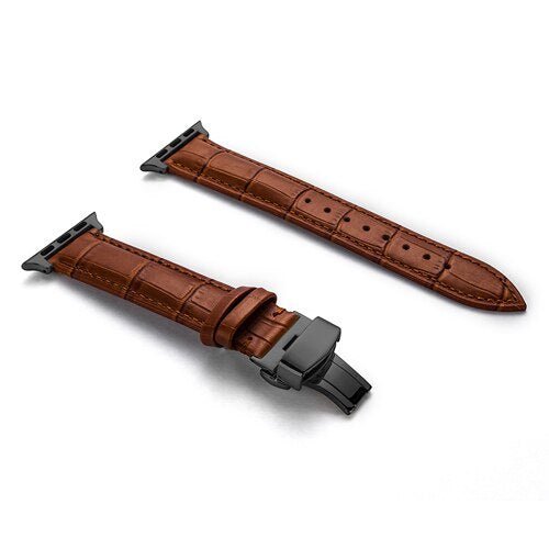 Watch strap leather