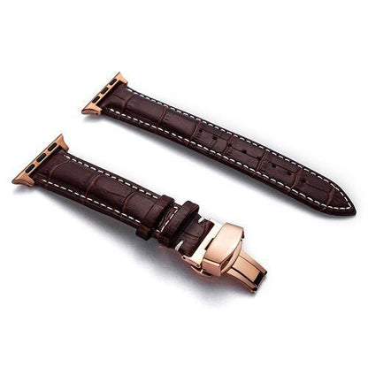 Watch strap leather