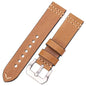 Watchbands Genuine Leather Watch Band Strap 20mm 22mm 24mm Black Brown Blue Yellow Women Men Cowhide Bracelet Accessories