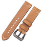 Watchbands Genuine Leather Watch Band Strap 20mm 22mm 24mm Black Brown Blue Yellow Women Men Cowhide Bracelet Accessories